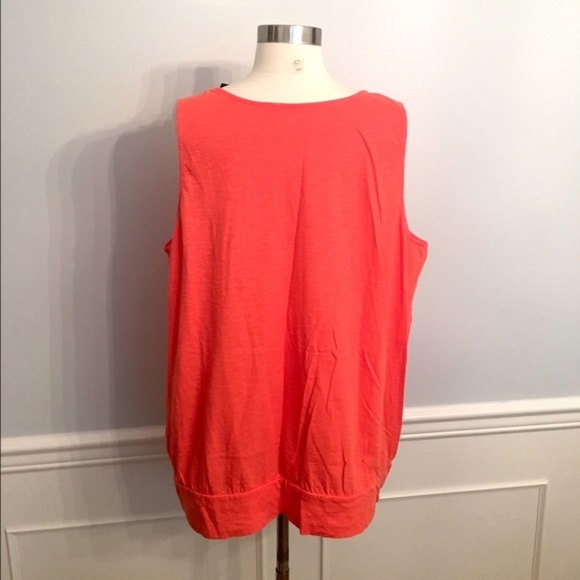 Lane Bryant | Beaded Tank |  Bright Orange | 22/24 - Picture 3 of 3